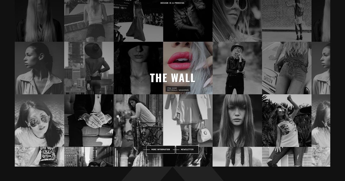 The Wall - Photography Portfolio Template icon