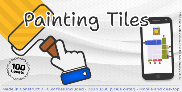 Tile painting - HTML5 Puzzle game icon