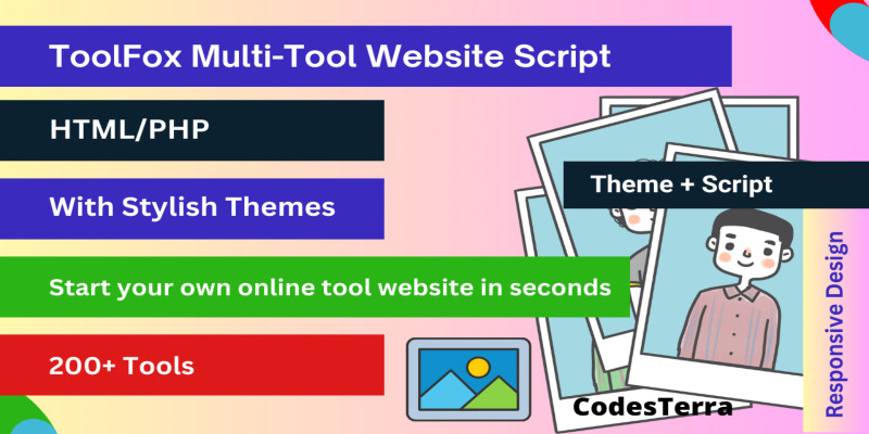 ToolFox 200+ Multi-Tool Website Script by Codesterra icon