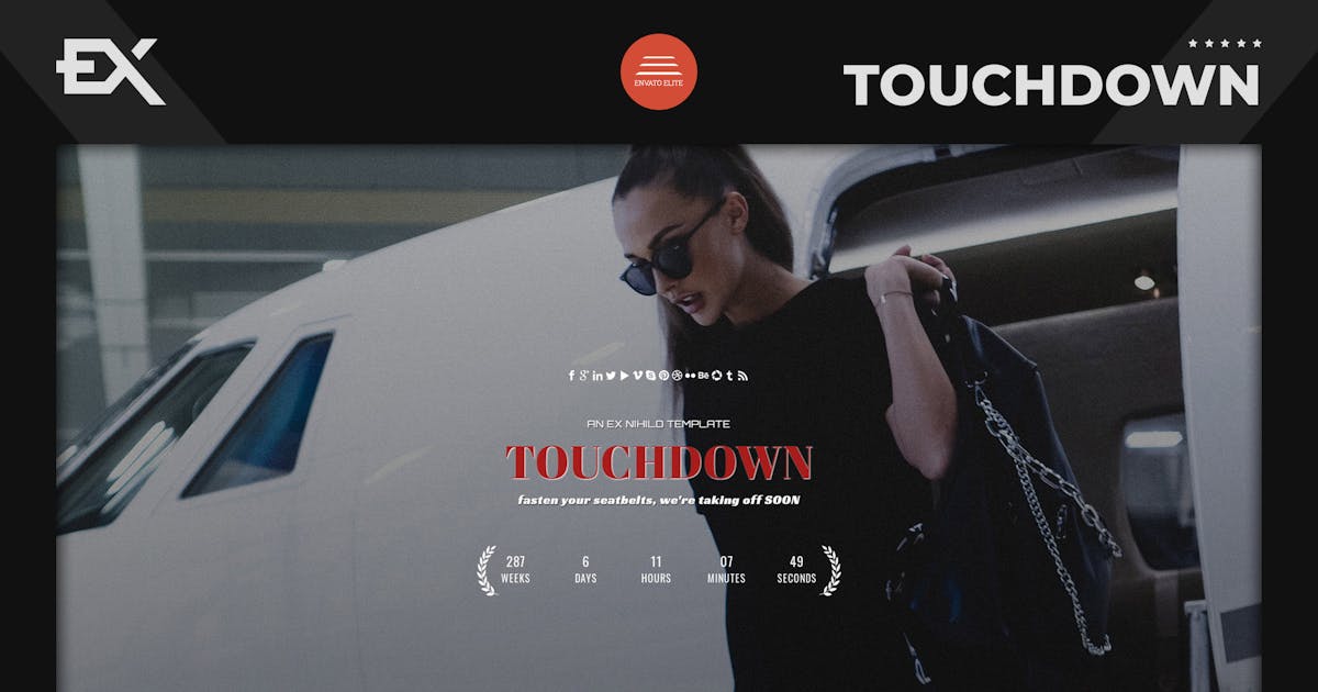 Touchdown - Responsive Coming Soon Page icon