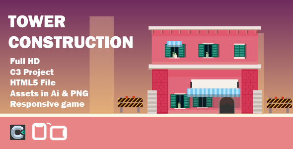 Tower construction | 40 levels | full game icon