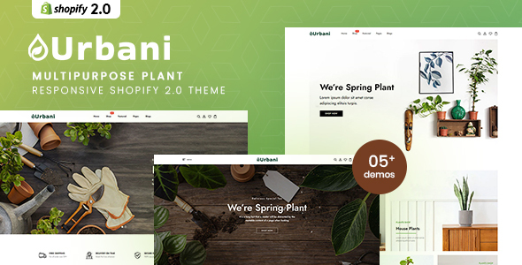 Urbani - MultiPurpose Plant Store Shopify 2.0 Theme icon