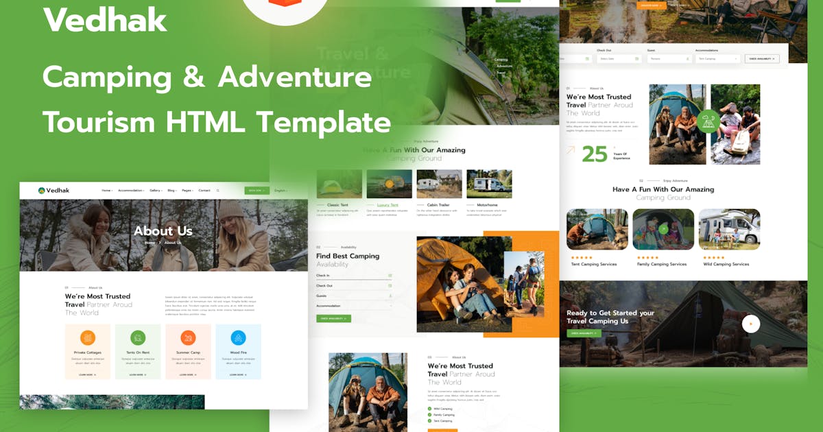 Vedhak - Adventure Tours and Travel HTML Template