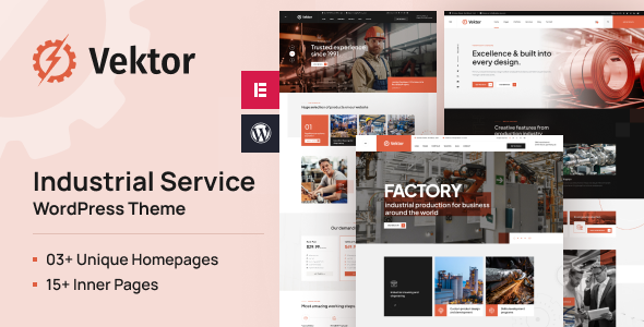 Vektor - Industrial Service WordPress Theme icon