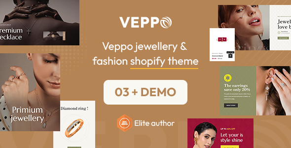 Veppo - The Jewelry & Fashion eCommerce Shopify Theme icon