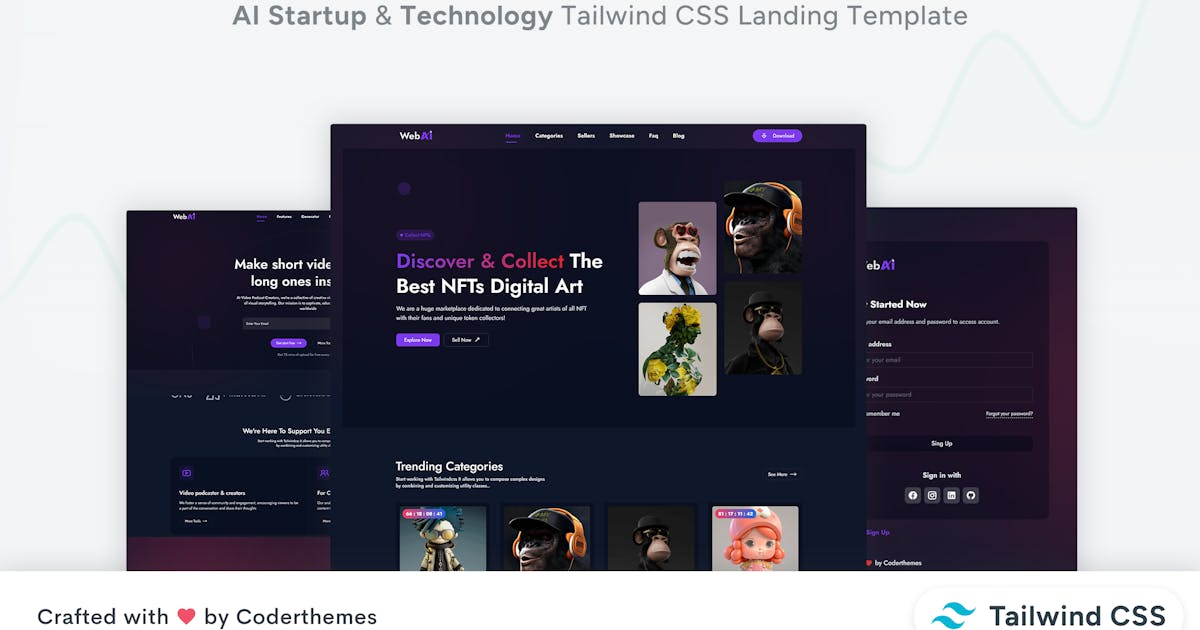 WebAi - AI Startup Technology Tailwind CSS Landing icon