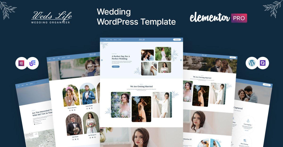 Wedslife - Wedding Studio And Wedding Planner WordPress Theme