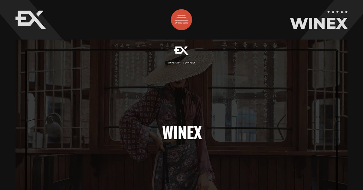 Winex - Creative Coming Soon Template icon