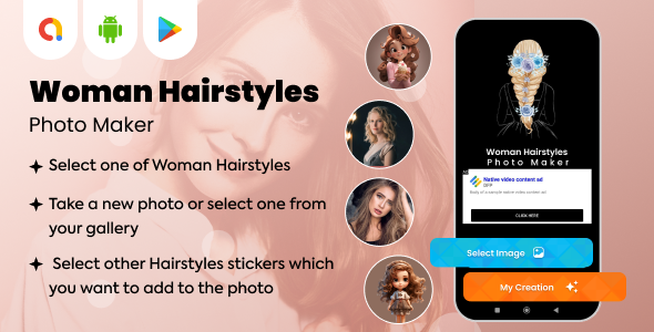 Woman Hairstyles Photo Maker - Girls Hairstyles - Girls Hair Changer