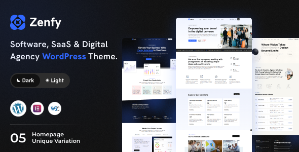 Zenfy - Software, SaaS & Digital Agency WordPress Theme icon