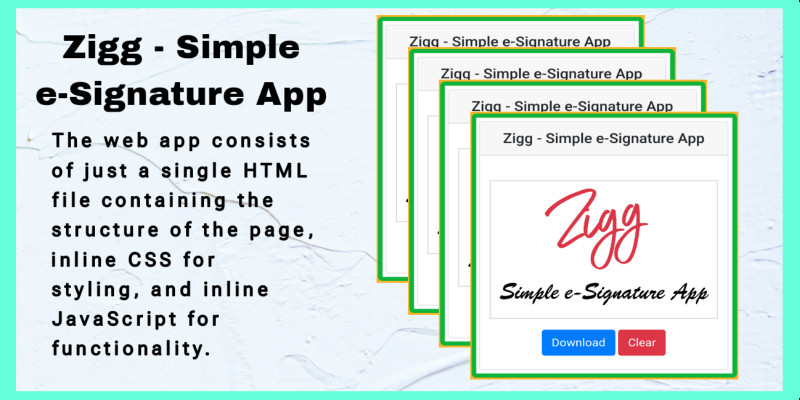 Zigg - Simple e-Signature App by Zeluxe icon