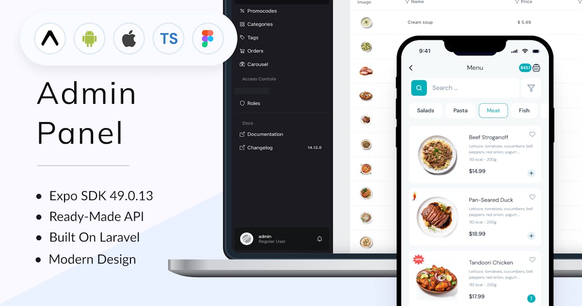 DineHub - Food Delivery App | Expo SDK 49.0.13