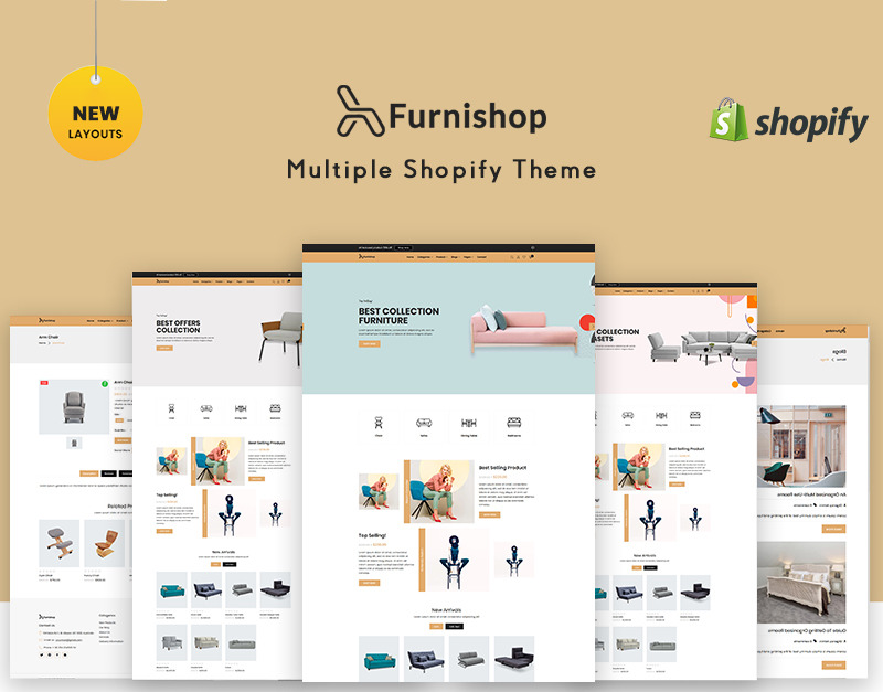 Furniture - The Interior Shopify Theme - TemplateMonster