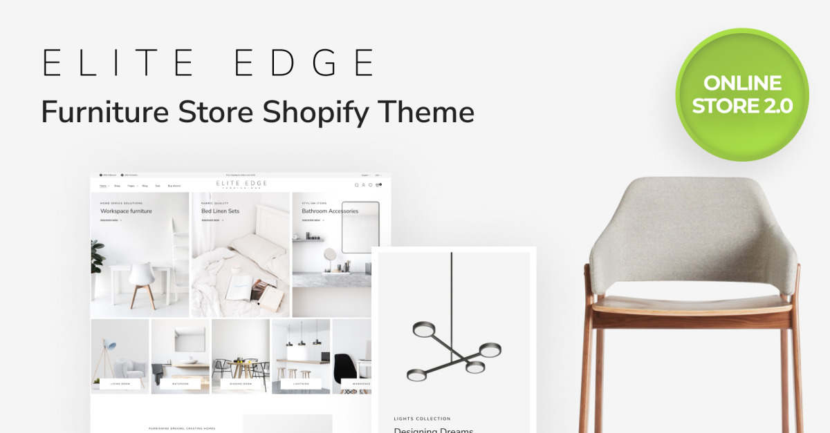 Elite Edge - Furniture Store Multipage Clean Online Store 2.0 Shopify Theme