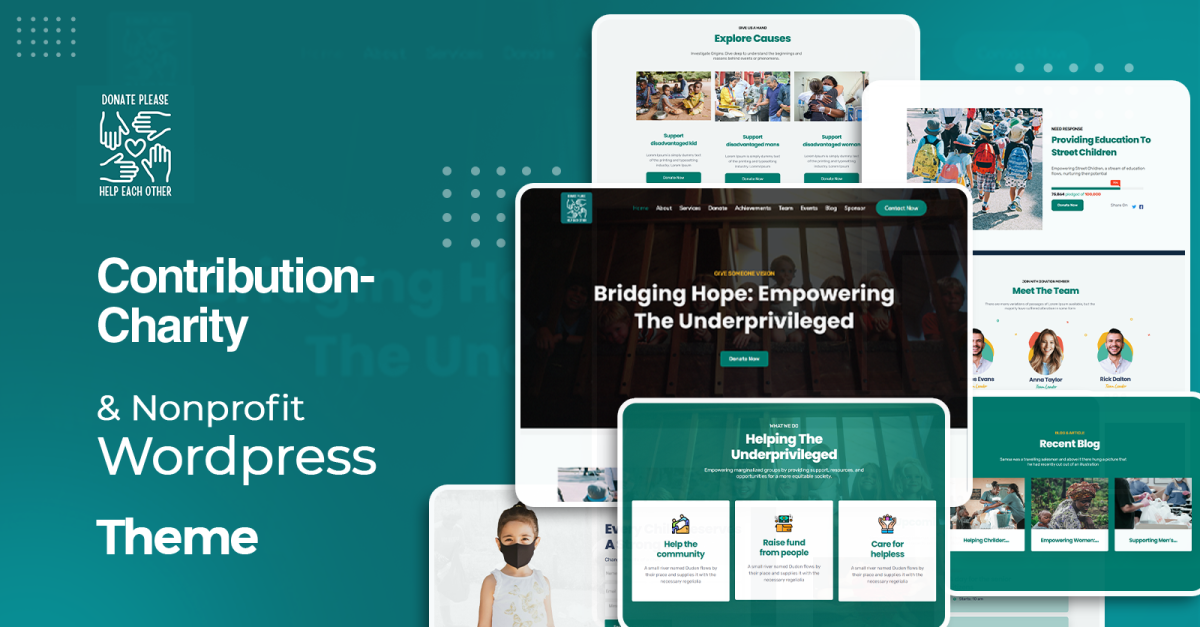 Contribution-Charity and Nonprofit donation wordpress theme