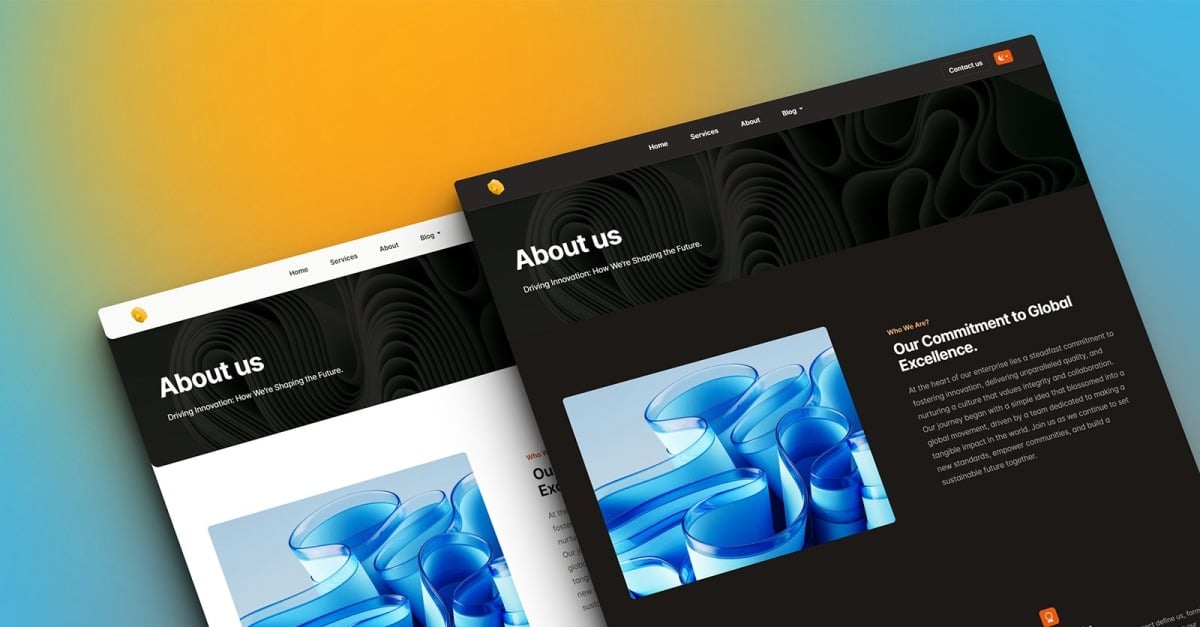 Genesis - Premium HTML About Us Page Template