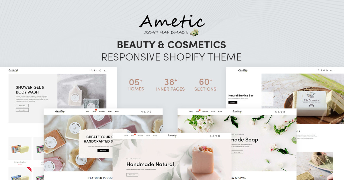 Ametic - Beauty & Cosmetics Responsive Shopify Theme