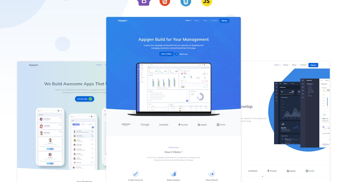 Appgen - App, Saas & Software Bootstrap Template icon