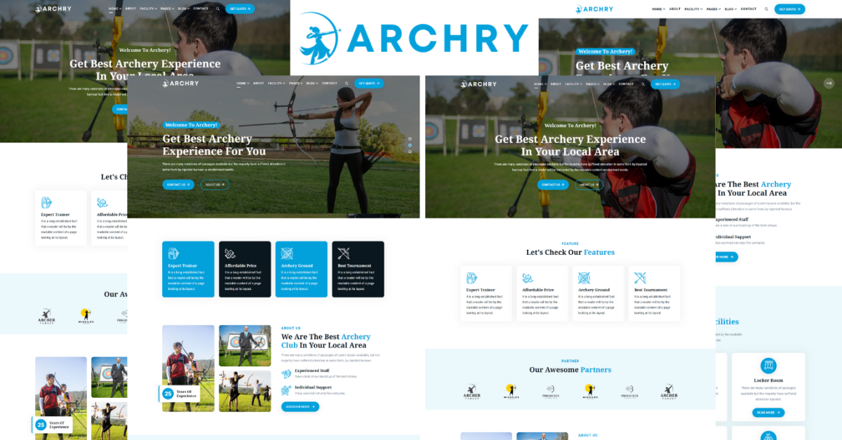 Archry - Archery Club HTML5 Template - TemplateMonster