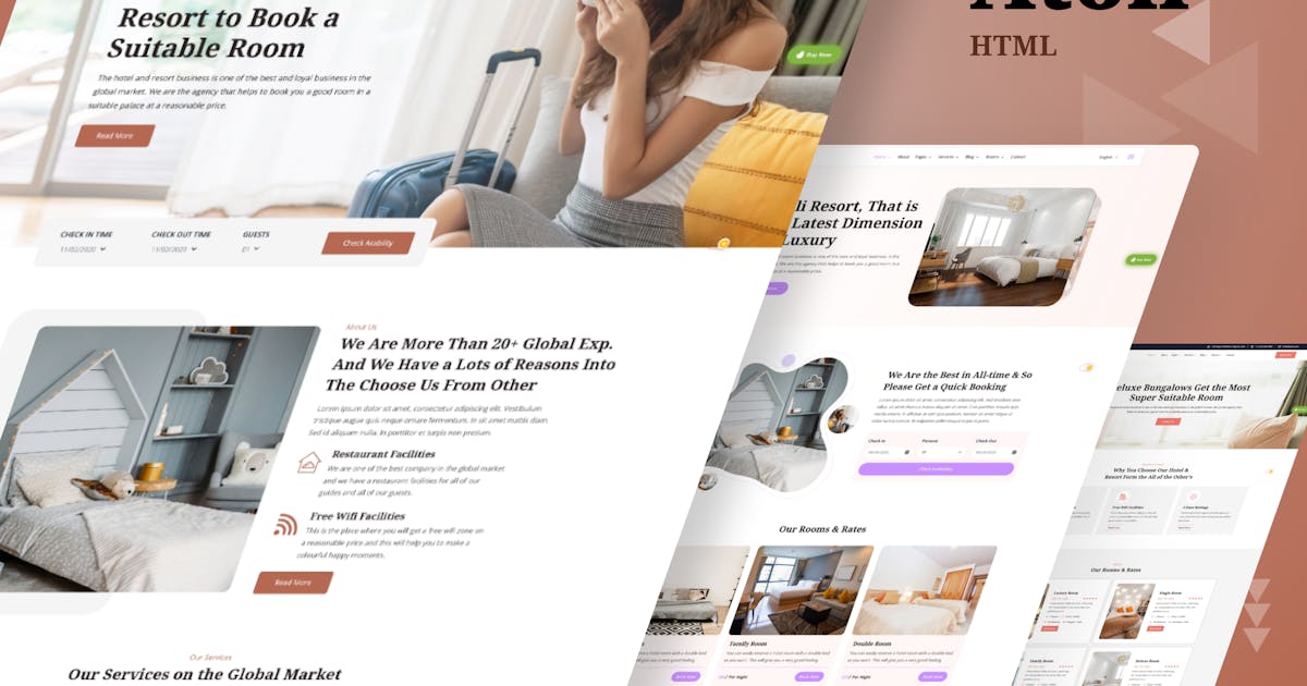 Atoli - Hotel & Resorts Booking HTML Template
