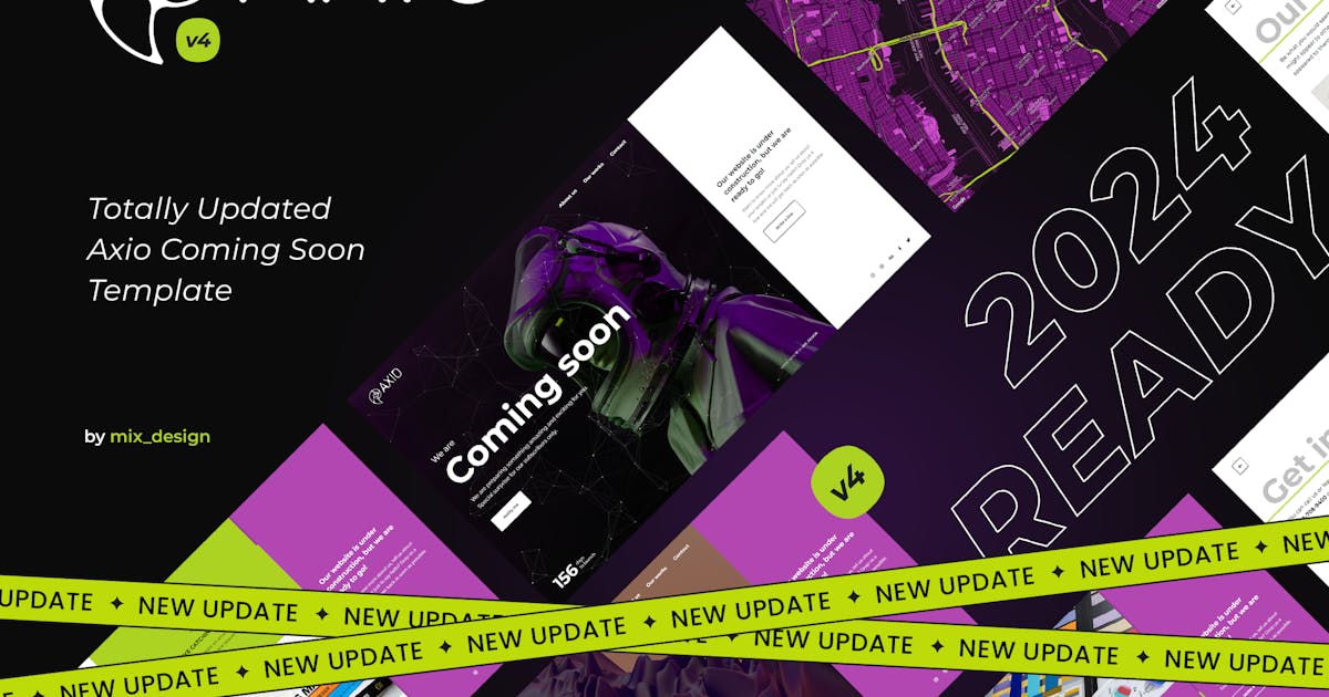 Axio - Coming Soon HTML Template