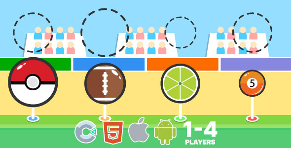 Balloon. 1-4 Player Mode. Construct 3 (c3p) icon