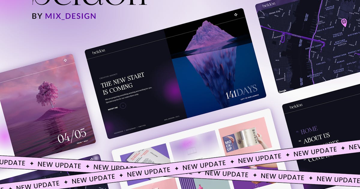 Beldon - Coming Soon and Landing Page Template