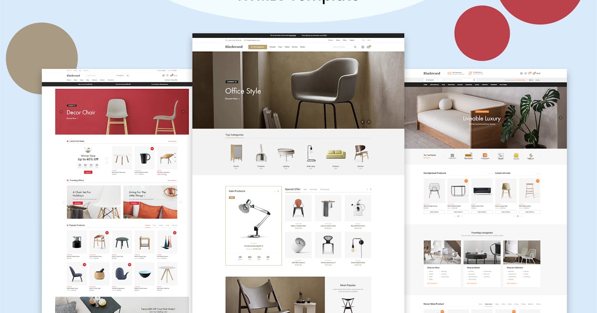 Blackwood - Clean Minimal eCommerce HTML5 Template