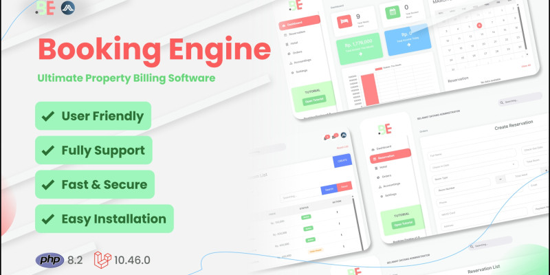 Booking Engine - Property Billing Software by Ardeanstudio icon