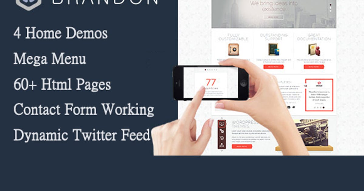 Brandon - Responsive Multi-Purpose HTML Template icon