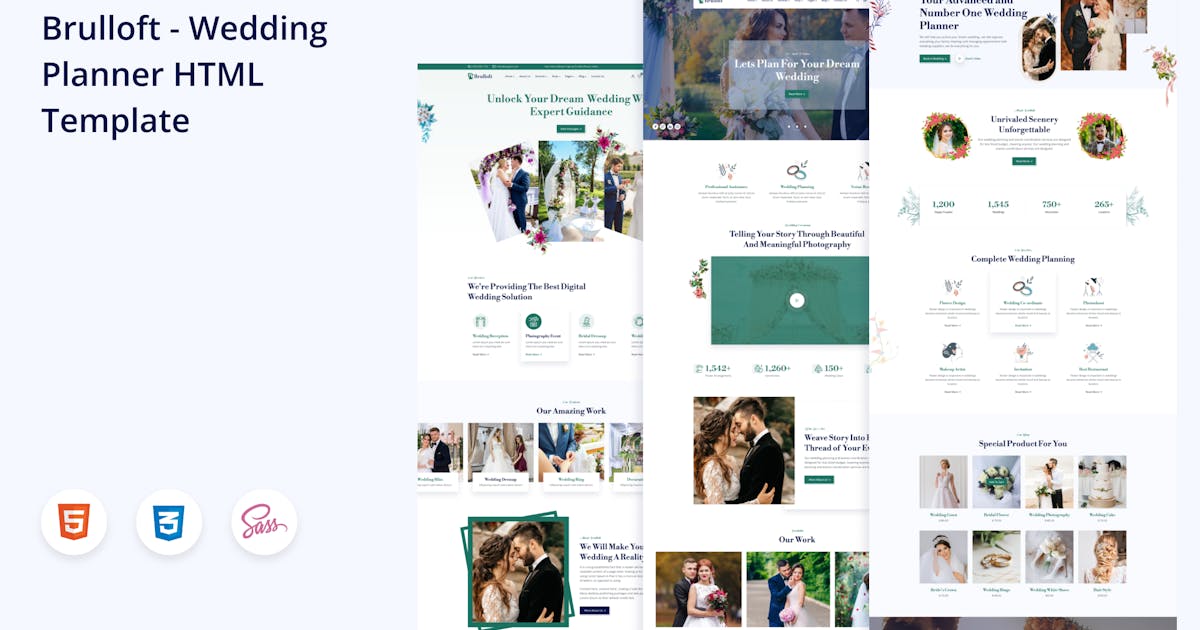 Brulloft – Wedding Planner HTML5 Template