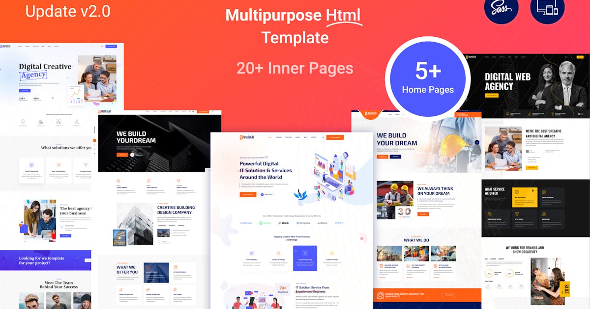 Busico - Multipurpose Bootstrap Template