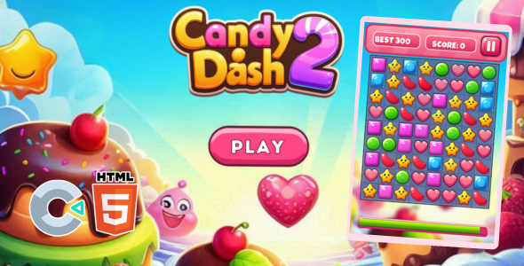 Candy Dash 2 - HTML5 Game icon