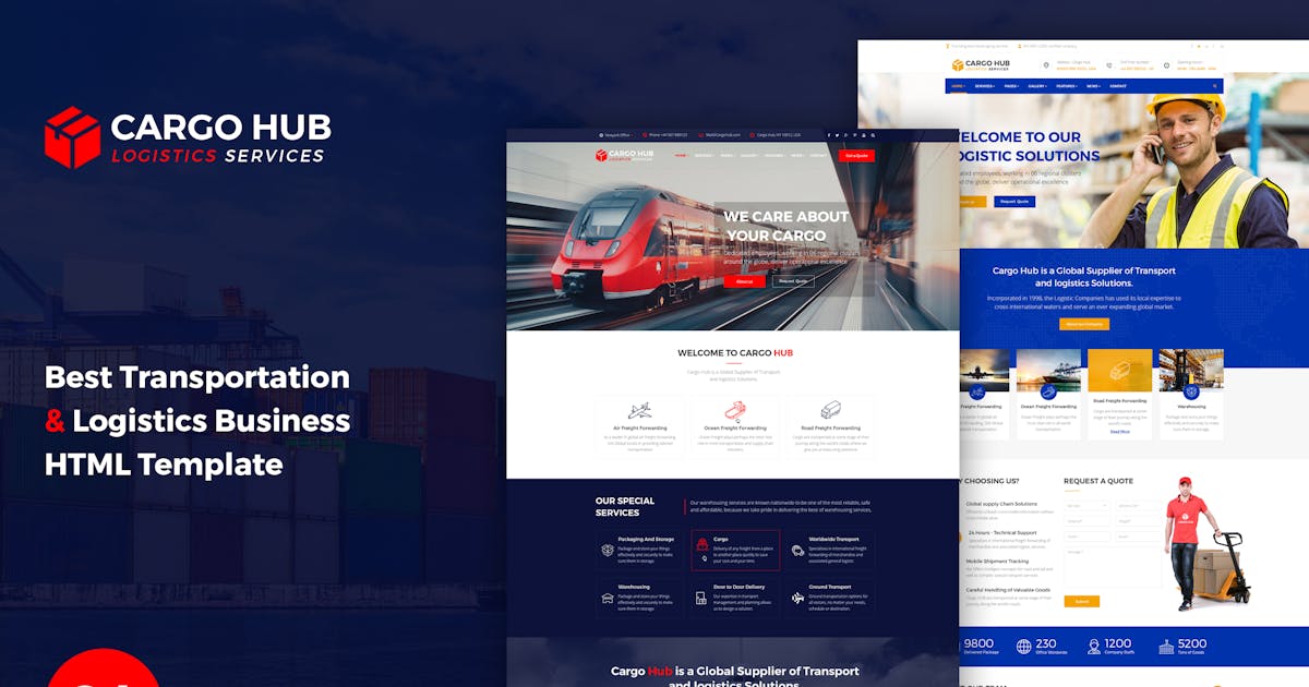 Cargo HUB - Logistics HTML Template