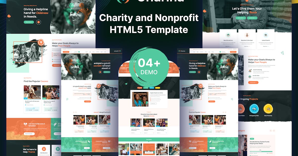 Charina – Charity and Nonprofit HTML5 Template