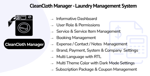 CleanCloth Manager SaaS - Laundry Management System icon