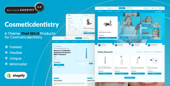 Cosmetic Dentistry - Teeth Clinic Shopify eCommerce theme icon