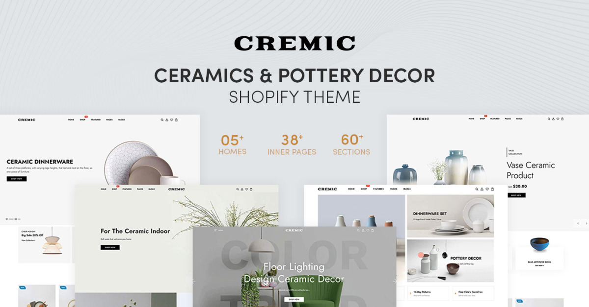 Cremic - Ceramics & Pottery Decor Responsive Shopify Theme