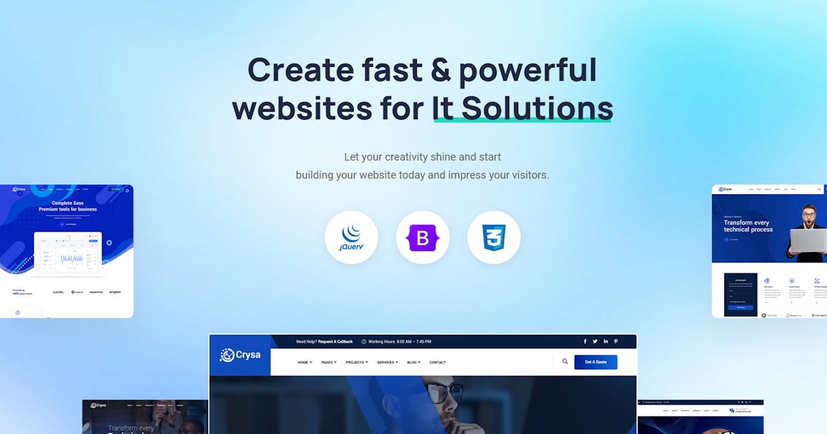 Crysa - Technology & IT Solutions Template icon