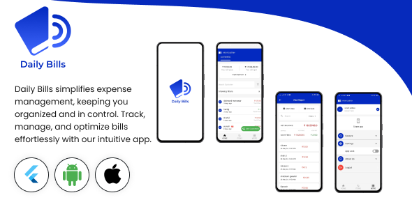Daily Bills - Full Flutter Application Like Khatabook icon