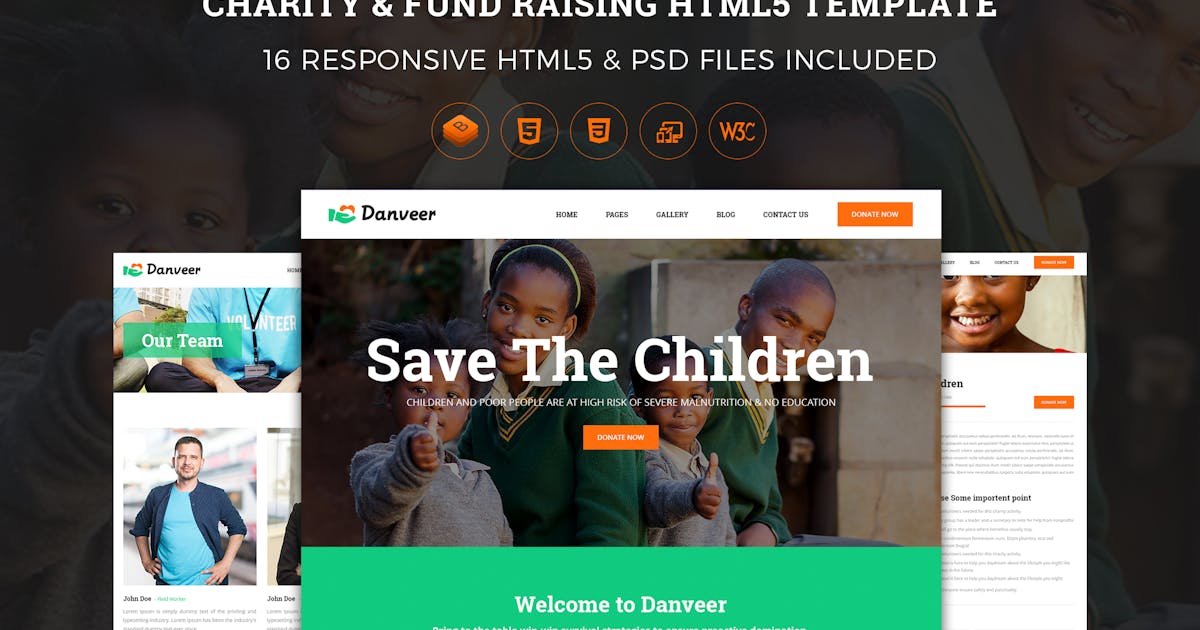 Danveer | Charity & Fund Raising HTML Template