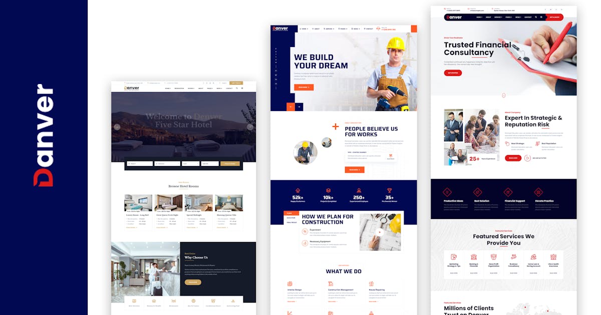 Danver - Multipurpose HTML5 Template icon