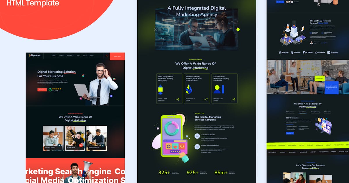 Dynamic - Creative Digital Agency HTML Template icon