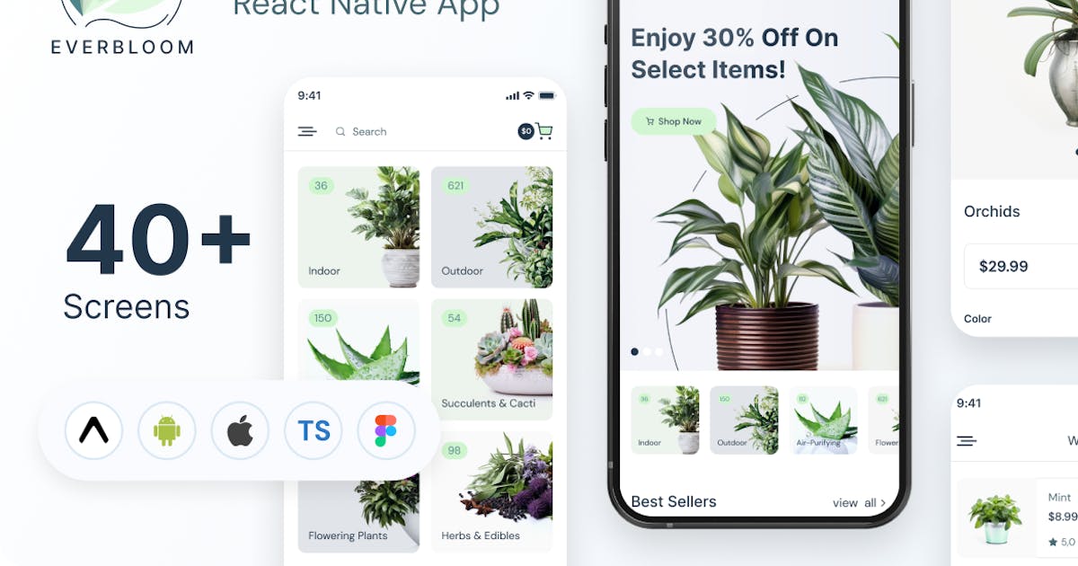 Everbloom - Plant Store | Expo 50.0.7 | Frontend