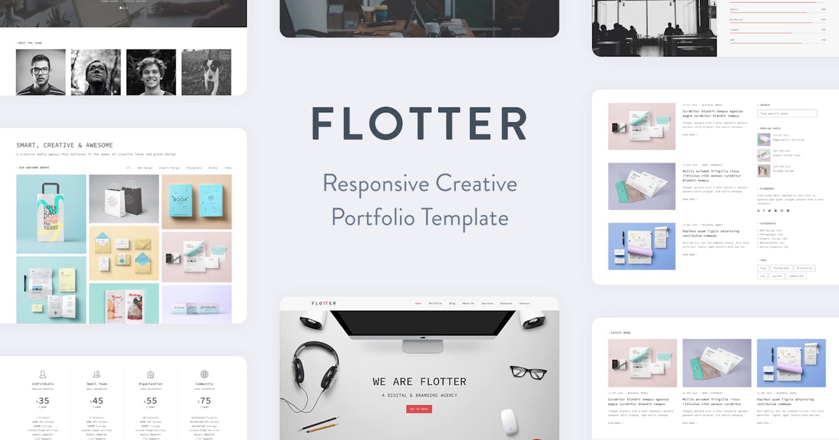 Flotter - Responsive Creative HTML5 Template icon