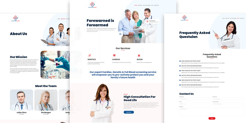Forearmed Health - Bootstrap 5 Template by Charlestsmith