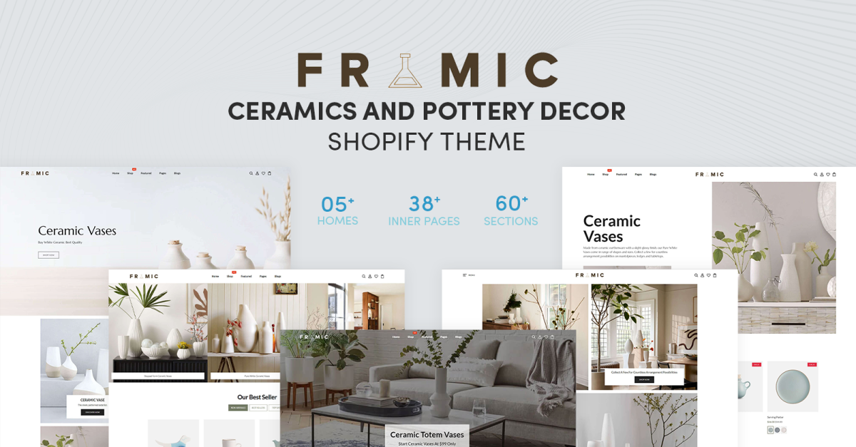 Framic - Ceramics & Pottery Decor Shopify Theme
