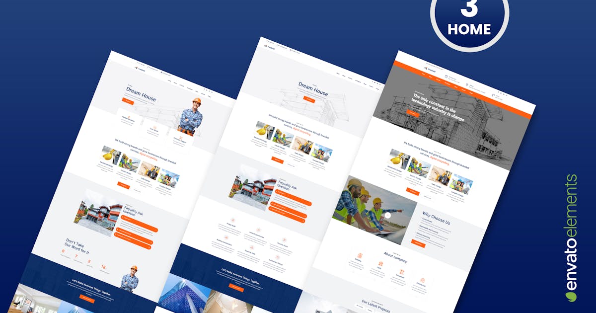 FreeBuild - Construction HTML Template icon