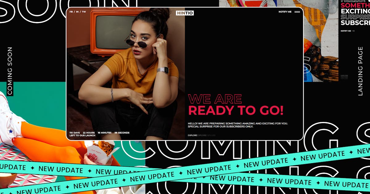 Hintio - Coming Soon & Landing Page Template
