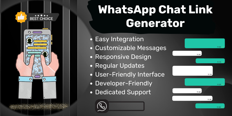 Instant WhatsApp Chat Link Generator by Mubasharanoreen